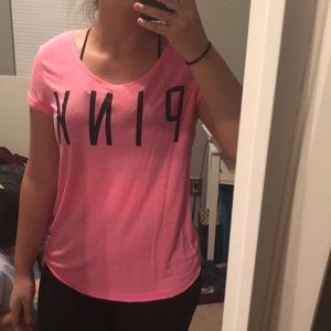 PINK hot pink short sleeve. Comfy tee